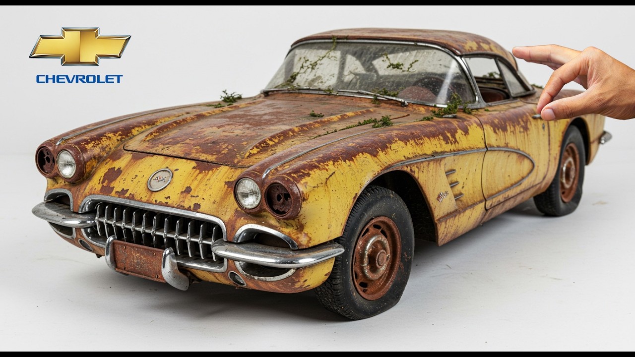 Abandoned 1957 Chevrolet Corvette | Full Model Car Restoration & Rebuild