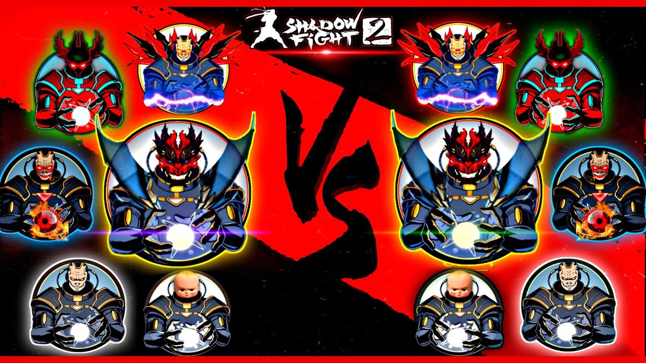 Shadow Fight 2 Все титаны против всех титанов