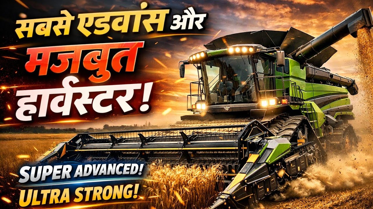 सबसे एडवांस और मजबूत हार्वेस्टर मशीन! #kisan #krishi किसान_मेला #कृषि_मेला 