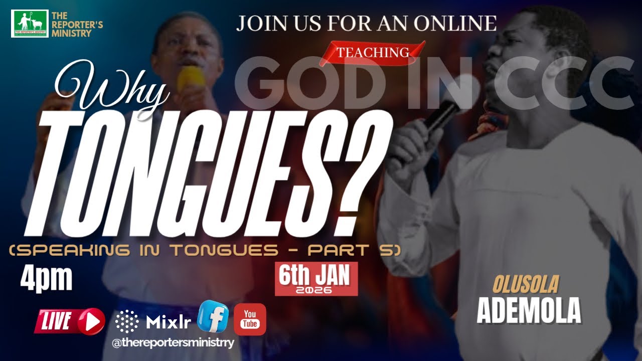 TOPIC: WHY TONGUES?