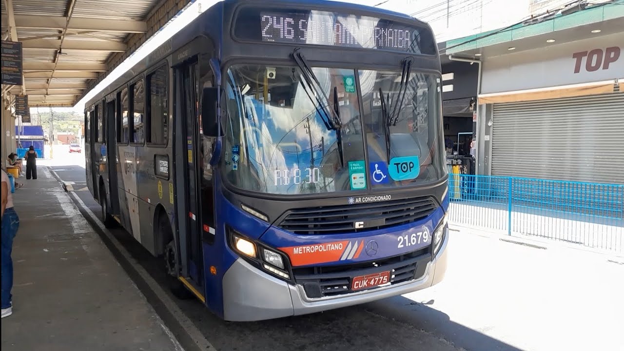 Linha 246 da EMTU/Anhanguera Viação Osasco | da Estação Barueri X Rodoviária de Santana de Parnaíba 