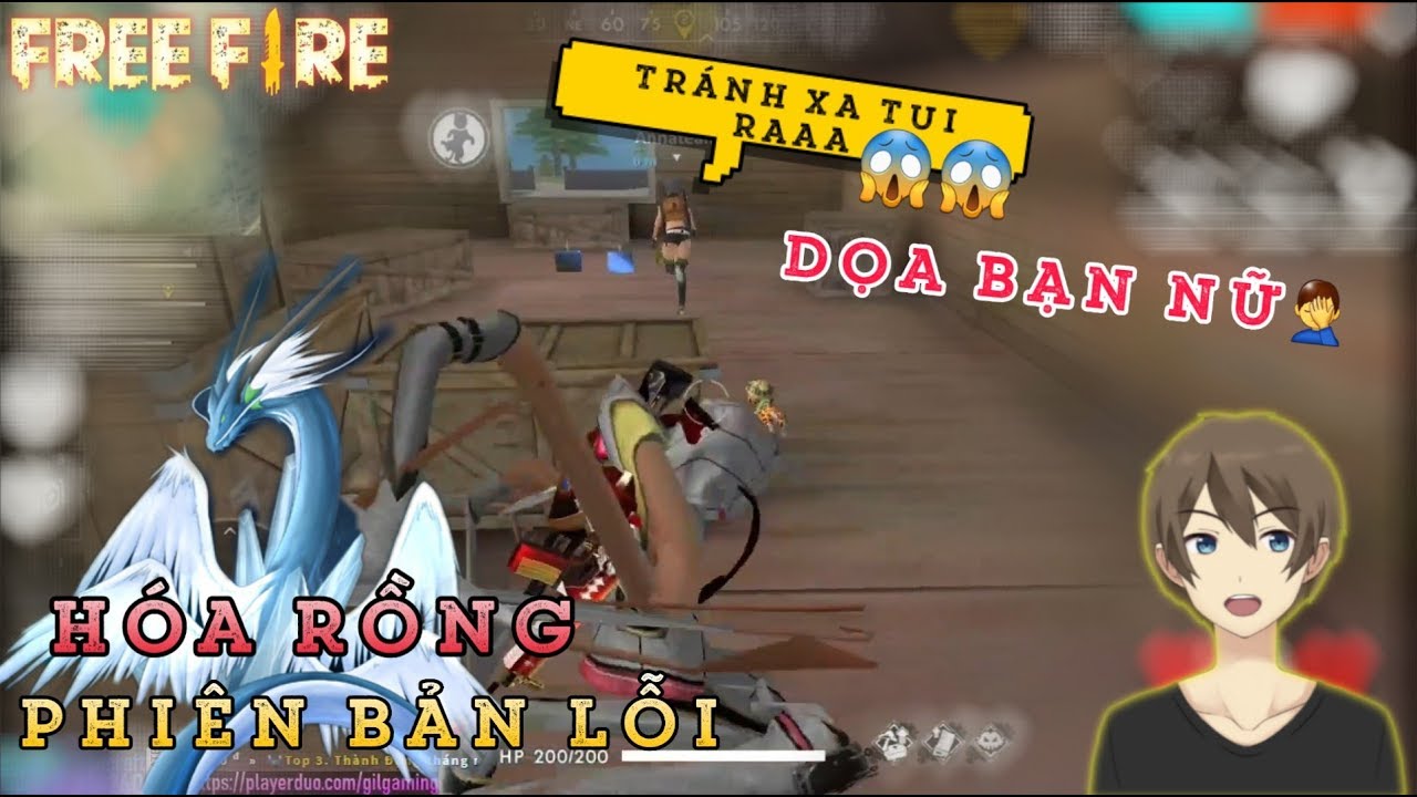 [Vlogs Free Fire #7] GNN Troll Đồng Đội Hóa Rồng - Khiến Bạn Nữ Phải Mở Mic Vì Sợ😱