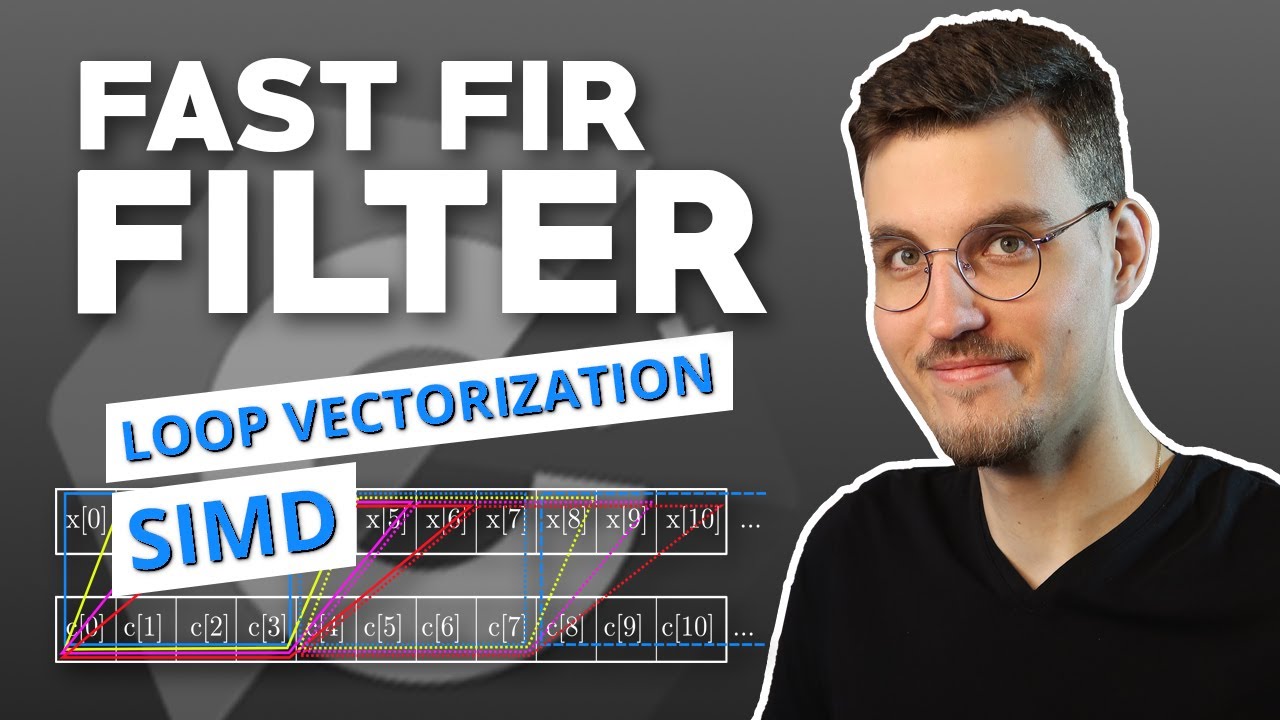 Efficient FIR Filter with SIMD and Loop Vectorization [DSP #16]