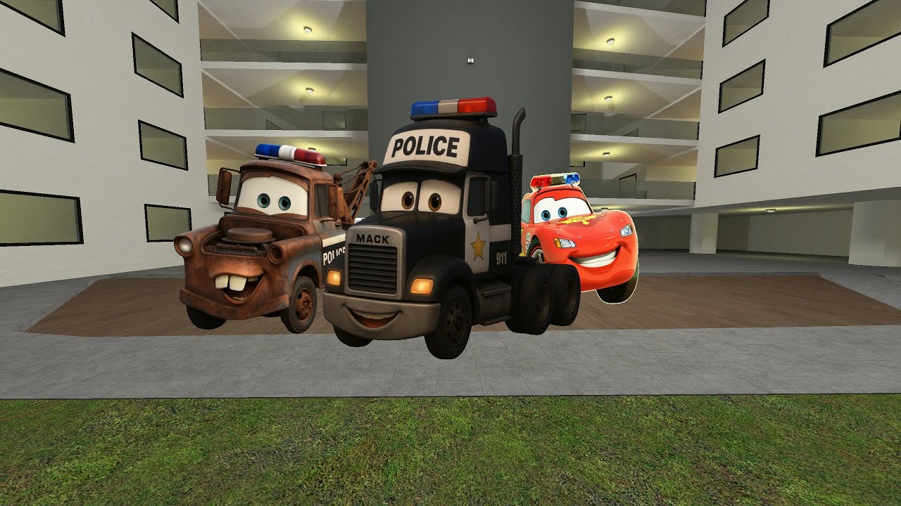 McPolice, Mack police and Mater police Nextbots Gmod