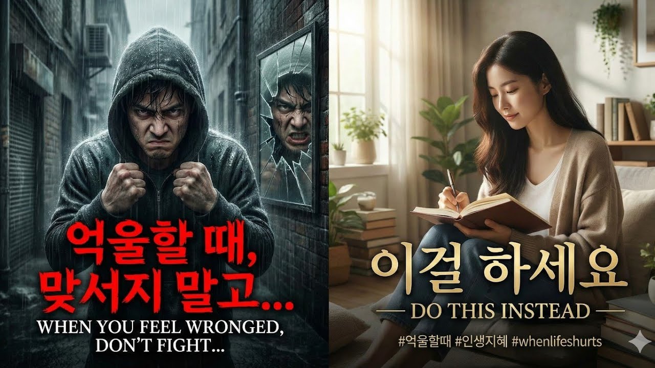 억울할 때, 맞서지 말고 이걸 하세요ㅣWhen You Feel Wronged, Don’t Fight — Do This Instead#억울할때 #인생지혜#whenlifeshurts 