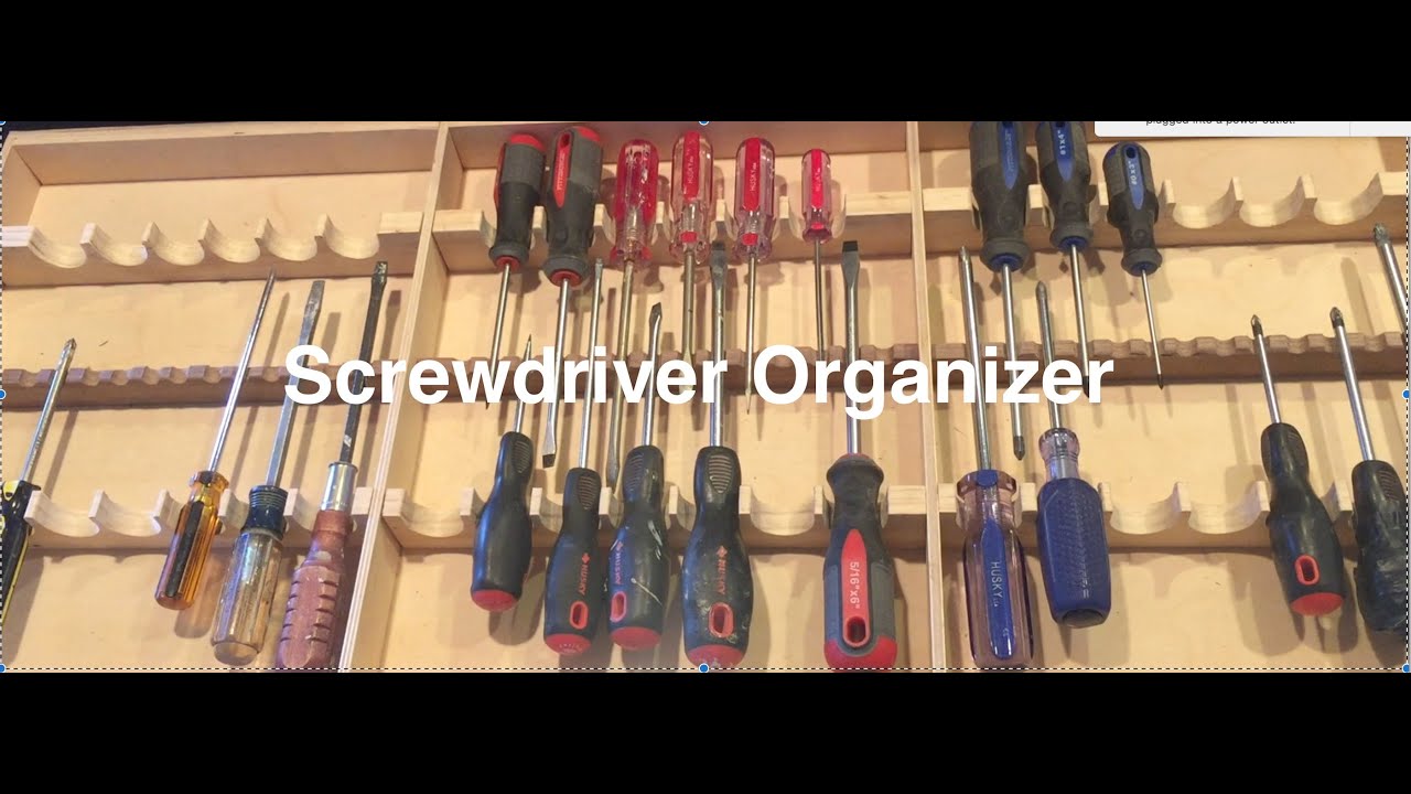 Screwdriver Organizer