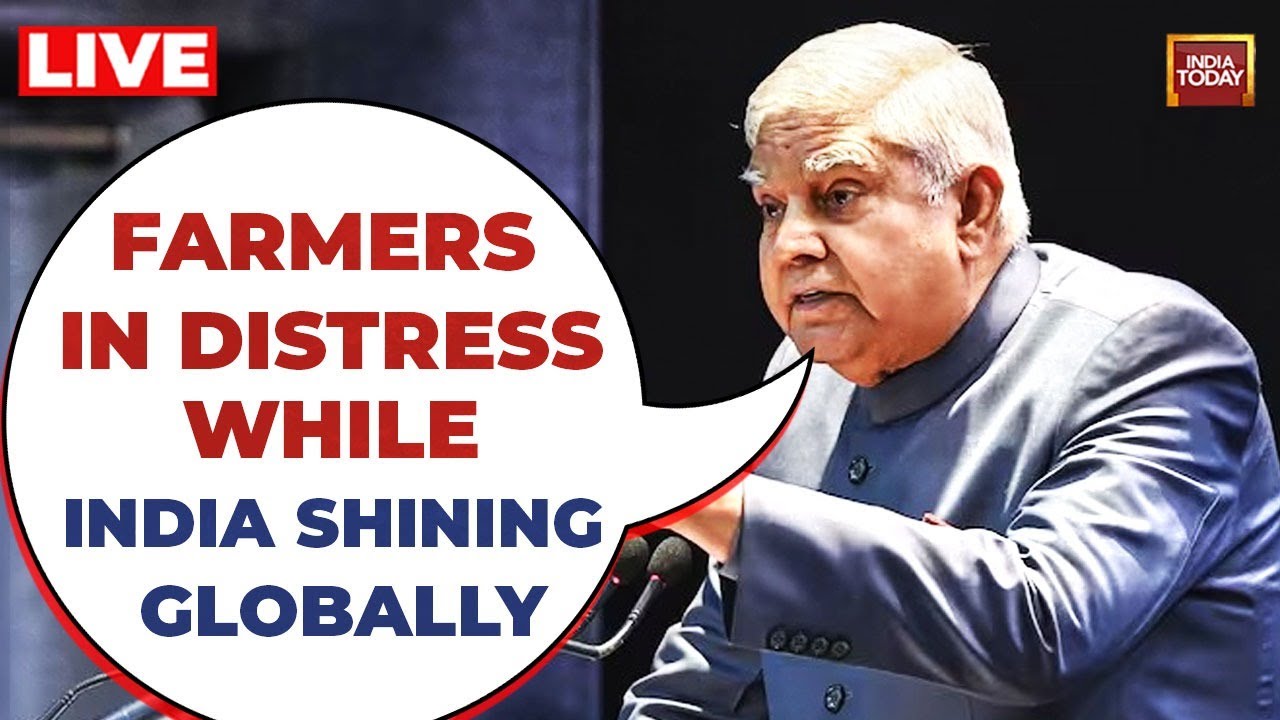 VP Jagdeep Dhankhar Expresses Concern Over Farmer Distress |  Why Are Farmers Stressed: Dhankhar