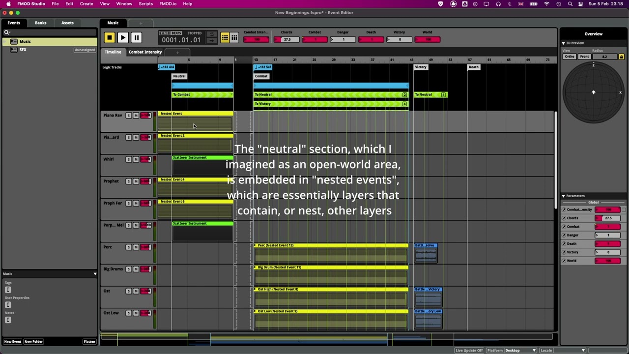 Generative Music (non-AI) in FMOD