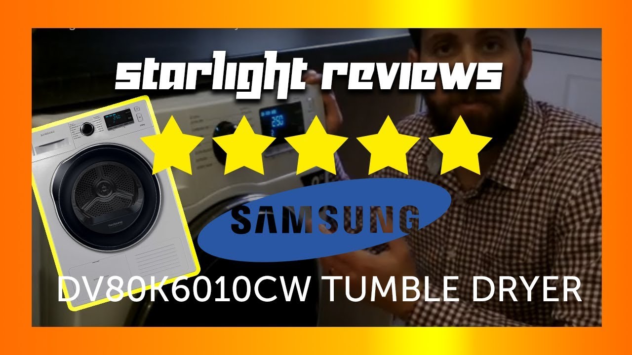 Samsung DV80K6010CW Tumble Dryer Review