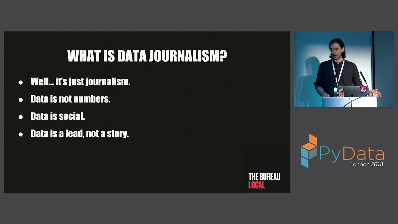 Charles Boutaud: Democratising data journalism | PyData London 2018