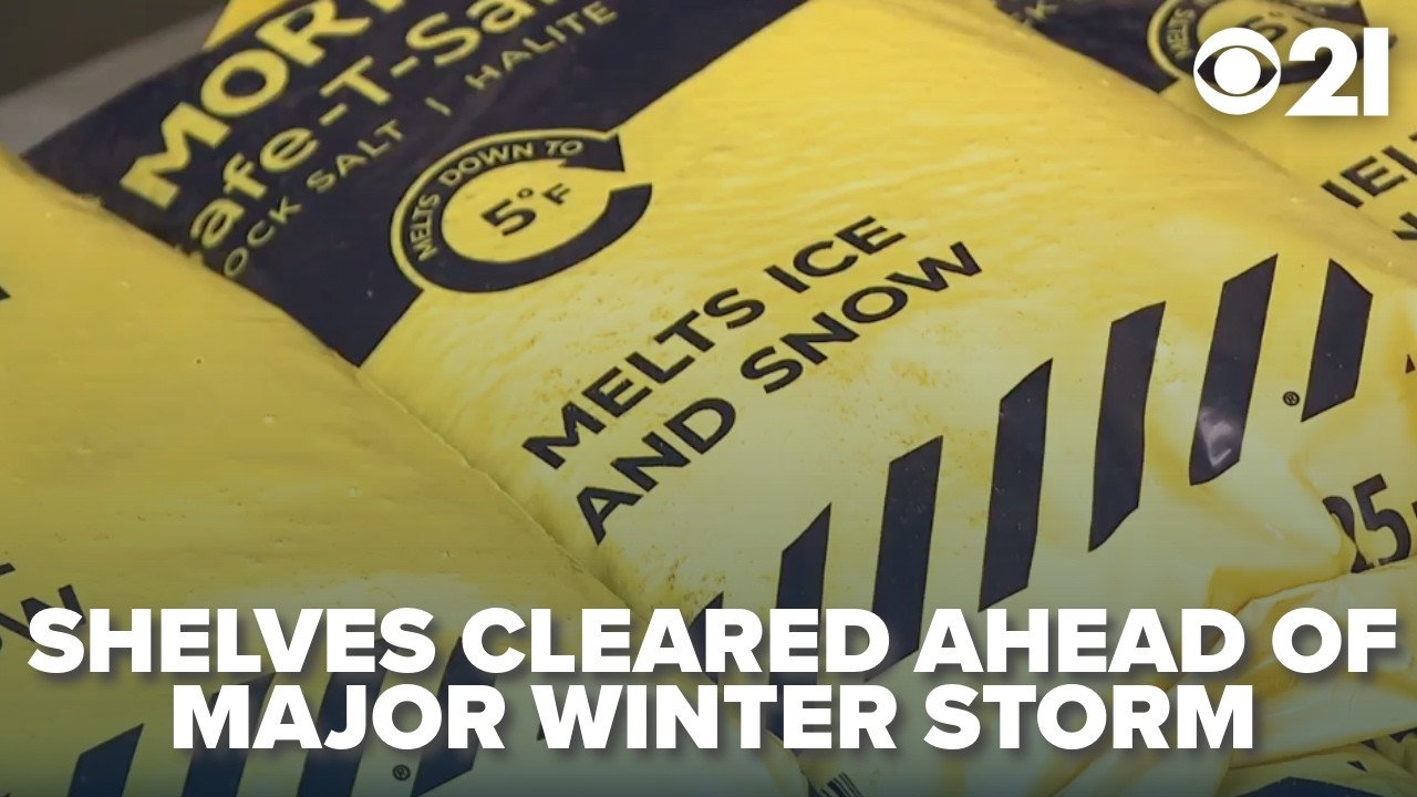 Winter storm preppers clear shelves to be ready for this weekend's snow