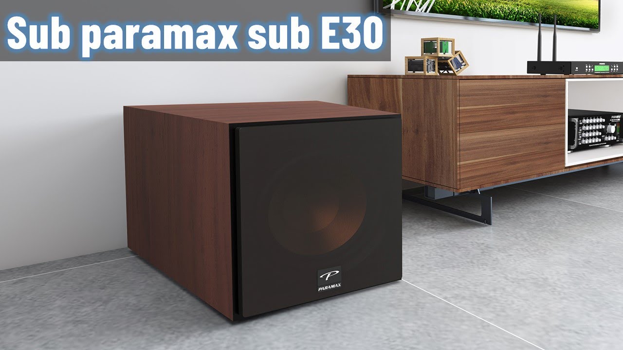Sub Điện Paramax E 30 Mạch Class D Công Suất Quá Lớn - Giá Rẻ Như Cho