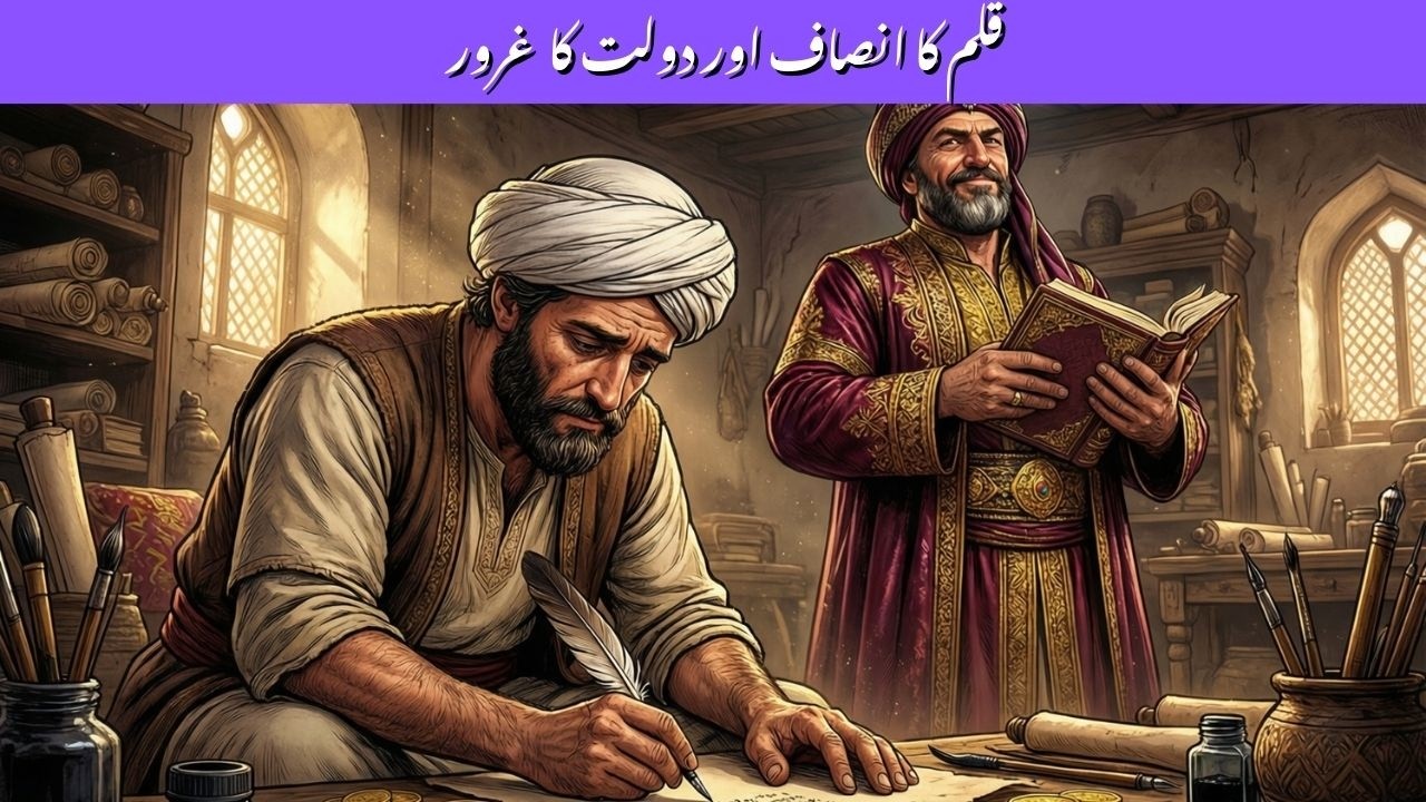 Qalam Ka Insaaf aur Daulat ka Gharoor | Islamic Moral Story Urdu | Sunheri Dastan