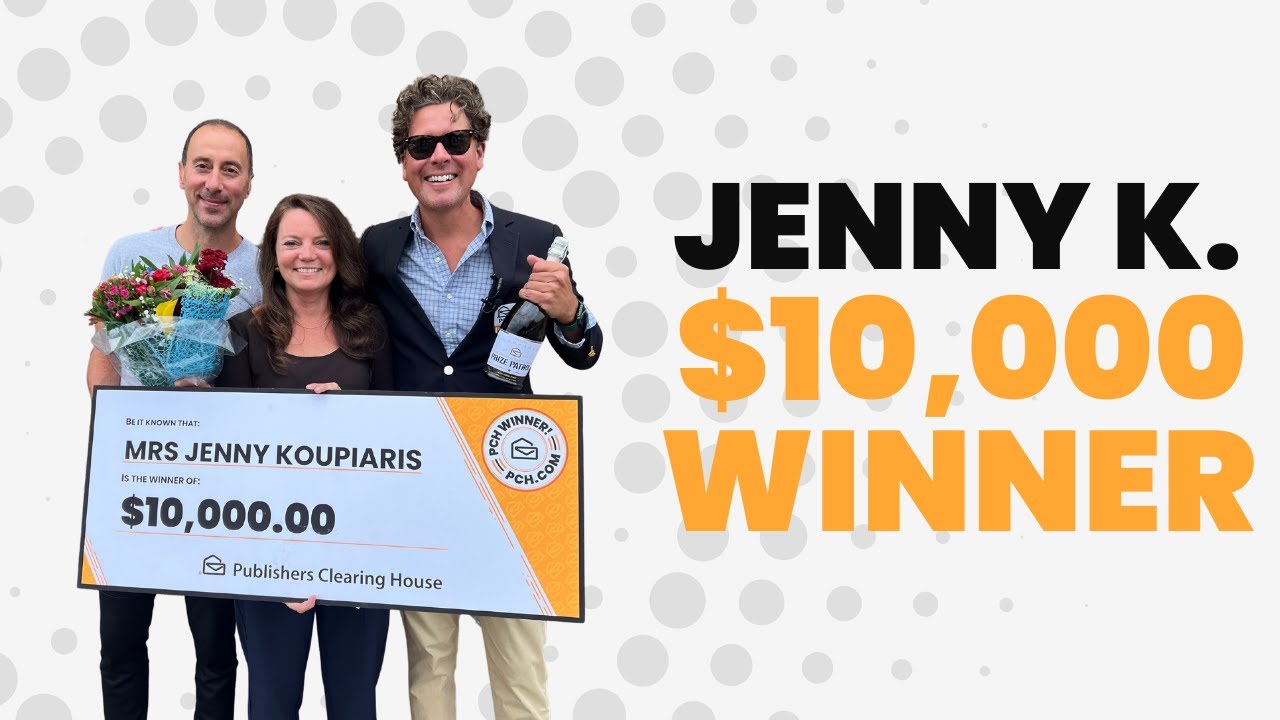 PCH Winner: Jenny K. of OH Won $10,000.00!