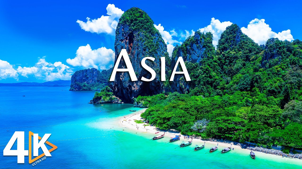 Чудеса азиатских пляжей 🌴 4K Ultra HD – Тропический рай и бирюзовые воды