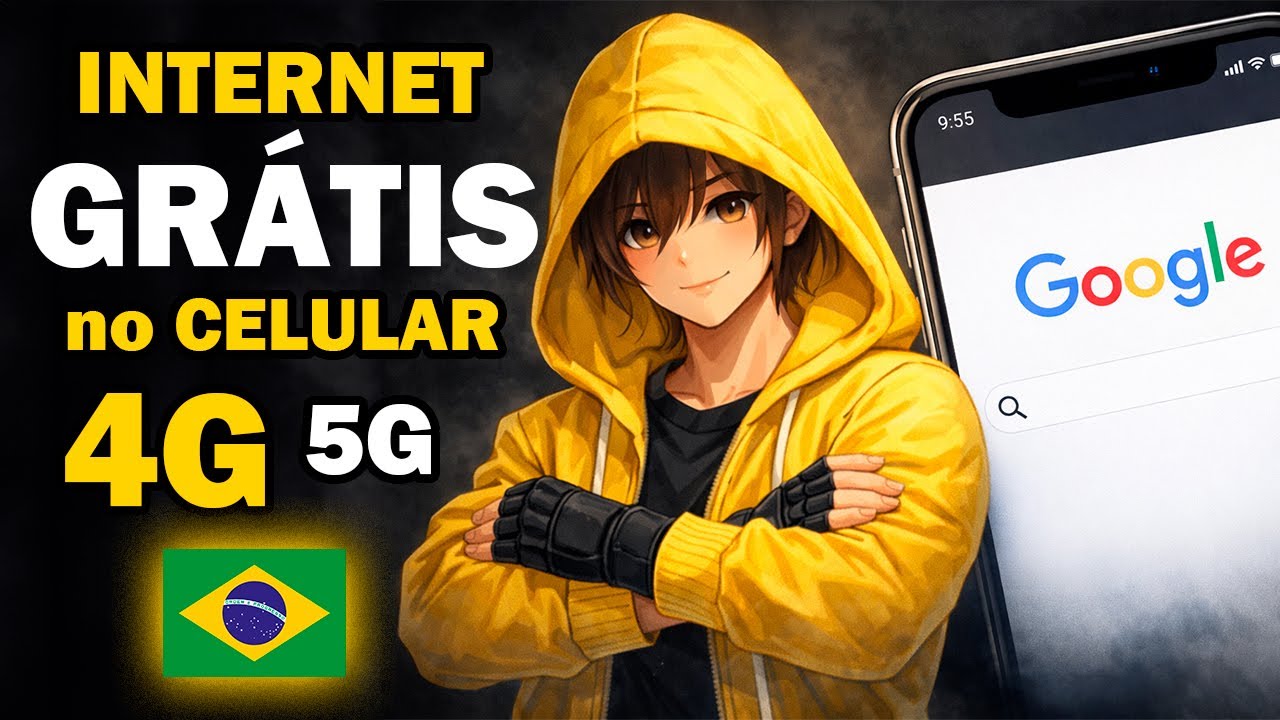 INTERNET GR&Aacute;TIS no ANDROID e IPHONE Como TER INTERNET GR&Aacute;TIS no CELULAR em 2026
