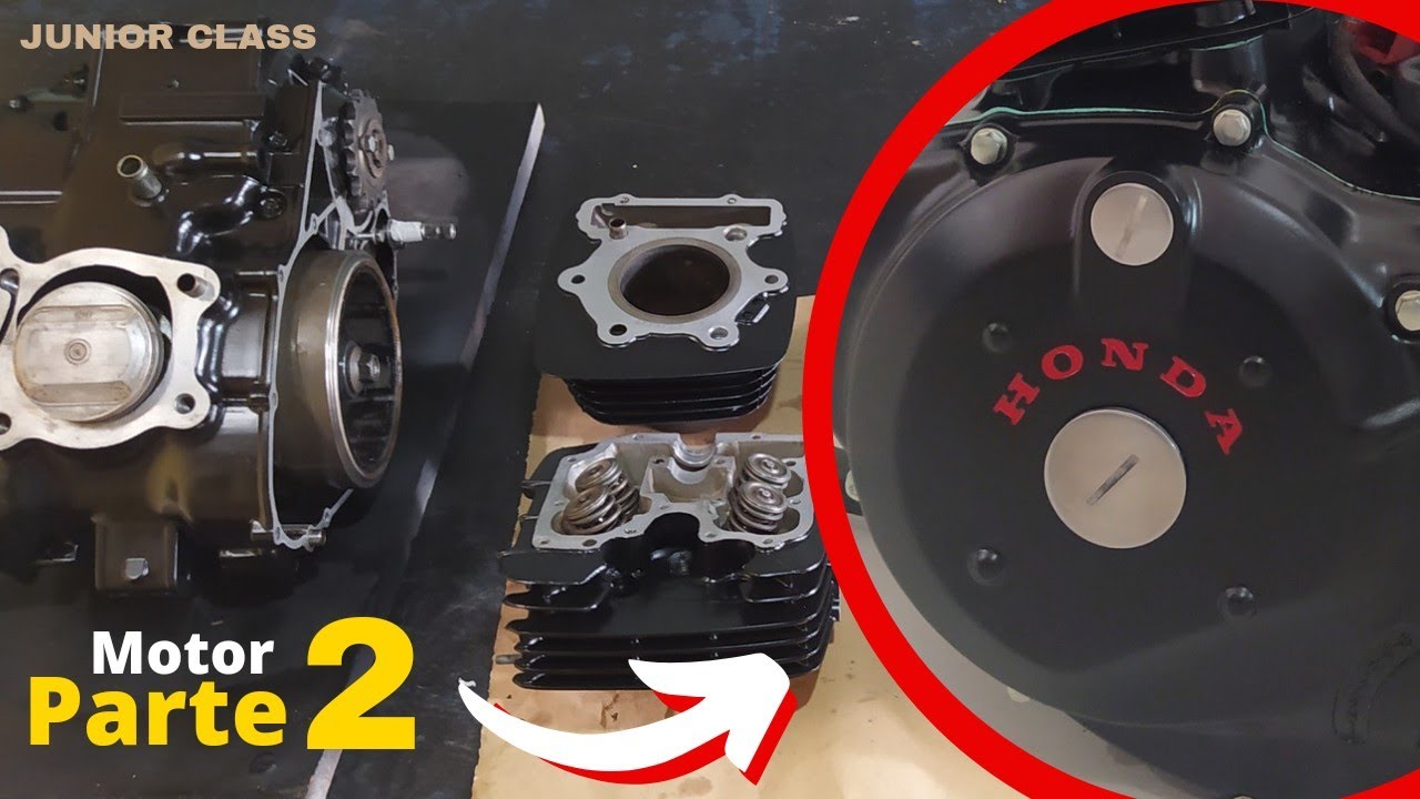 Montagem do motor XL 250R - XLX 250 - XLX 350 - Manutenção preventiva | Junior Class