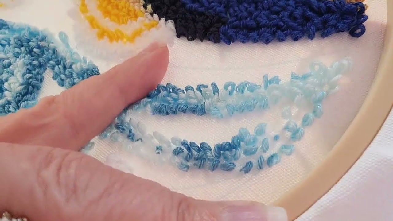 Starry Night Punch Needle kit from Amazon