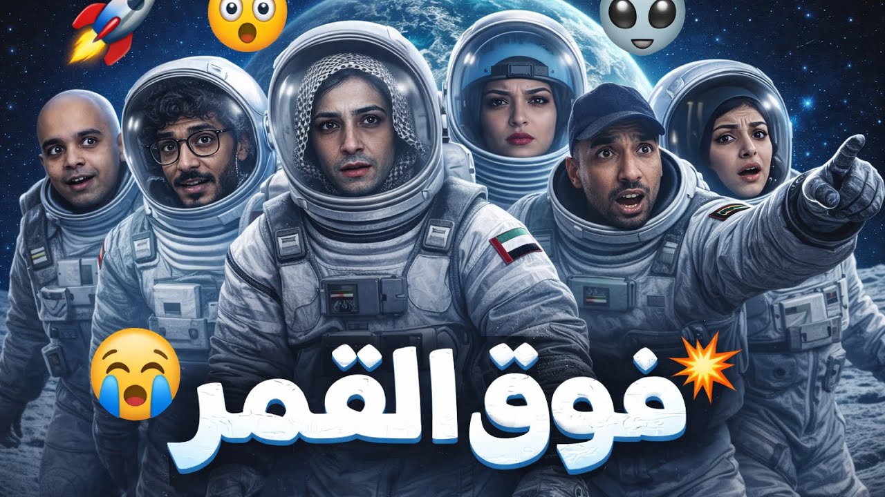 فوق القمر العيلة 🤣😂 محمد ورامي 😂🤣