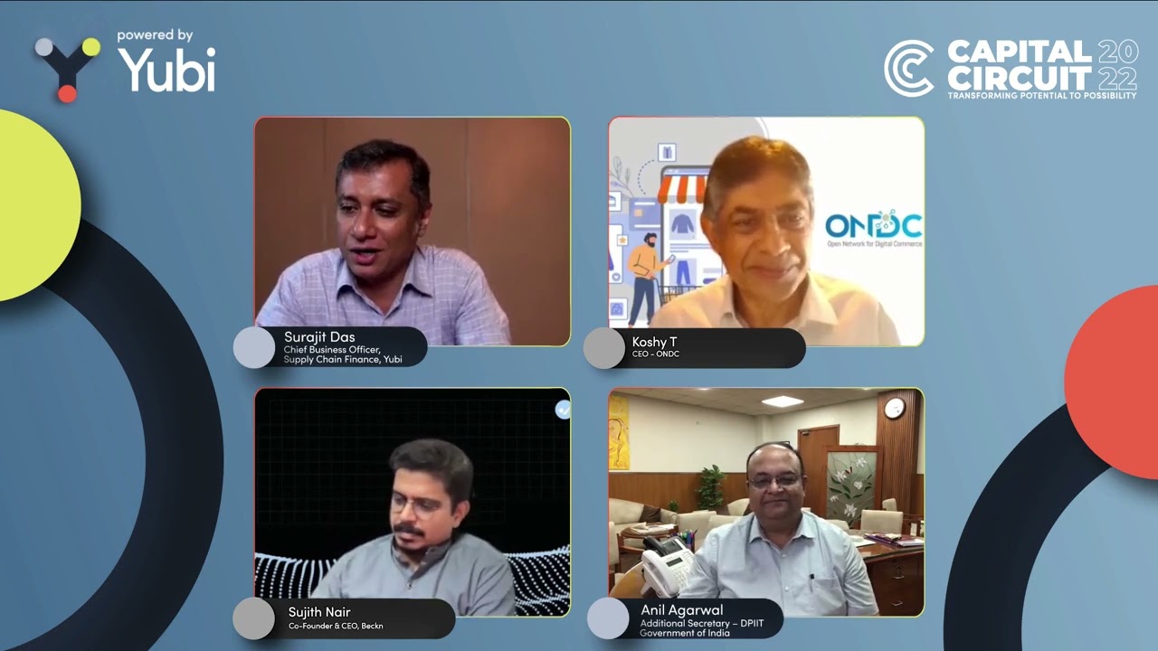 Building ONDC | India's E-Commerce UPI System | Panel Discussion | Capital Circuit '22 | Yubi