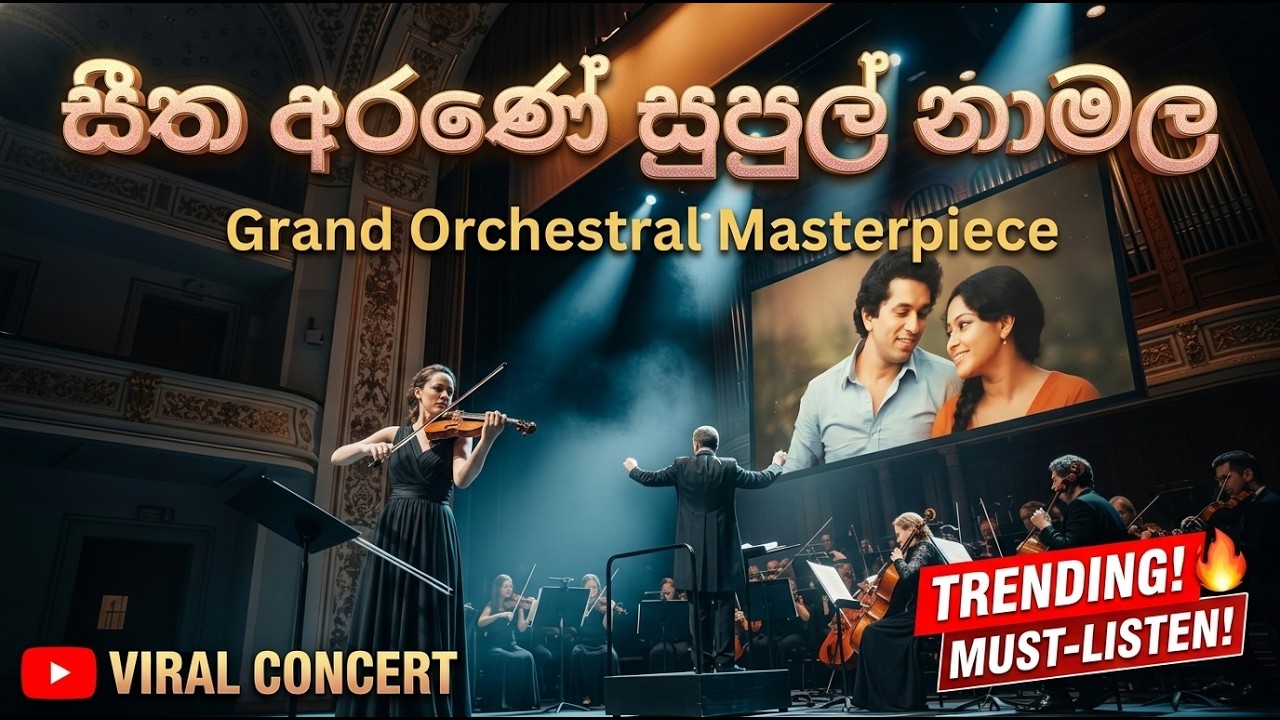 A Cinematic Journey to සීත අරණේ සුපුල් නා මල  | Grand Orchestral Cover | Instrumental