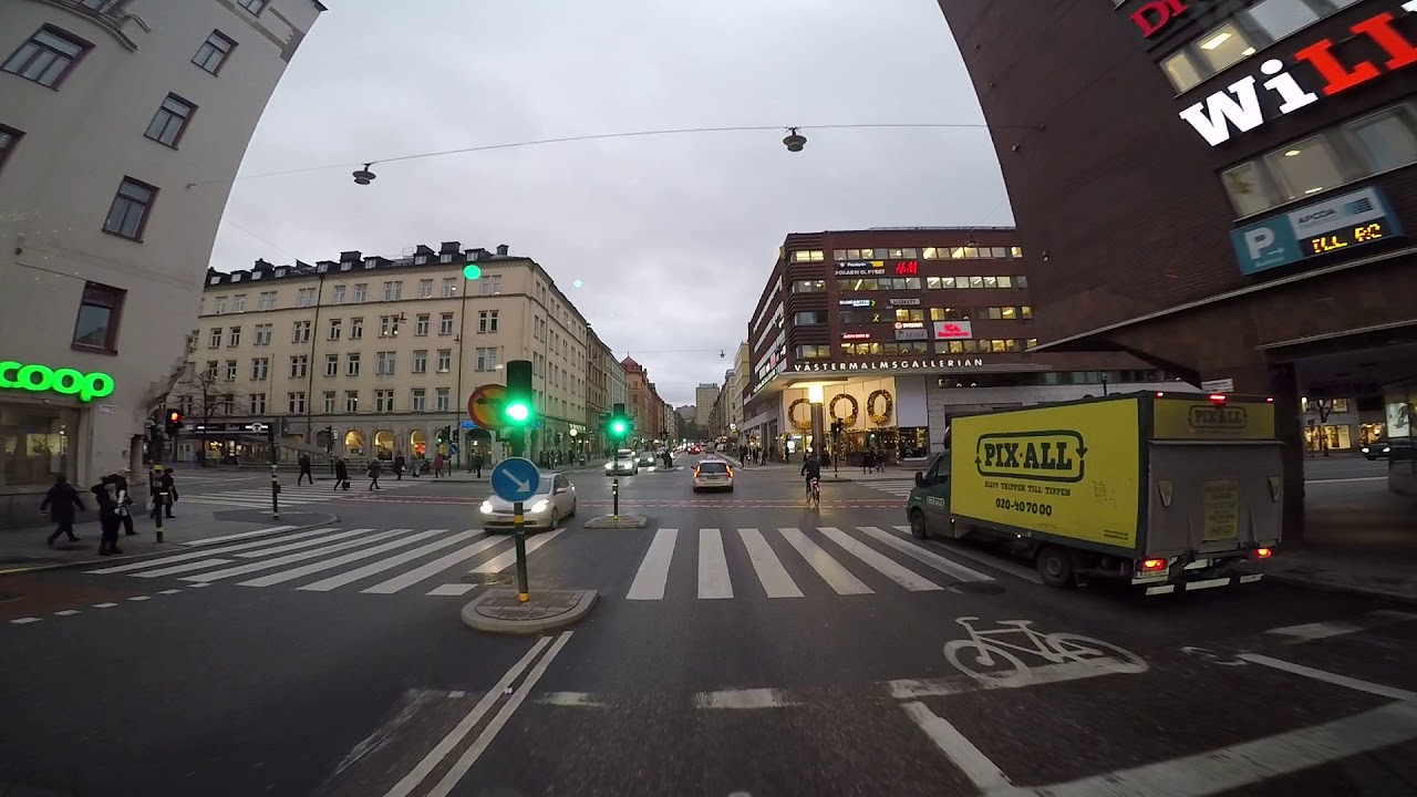Truck Driving in Stockholm, Sweden 2