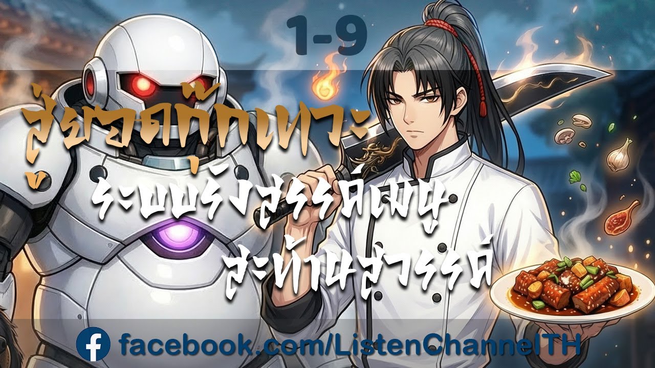 สู่ยอดกุ๊กเทวะ ระบบรังสรรค์เมนูสะท้านสวรรค์ ตอนที่ 1-9 ( ใน Patreon ถึงตอน 299 )