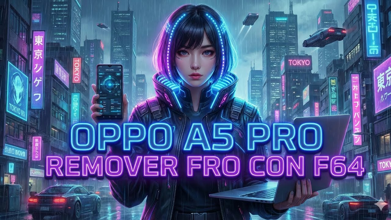 OPPO A5 PRO REMOVER FRP CON F64