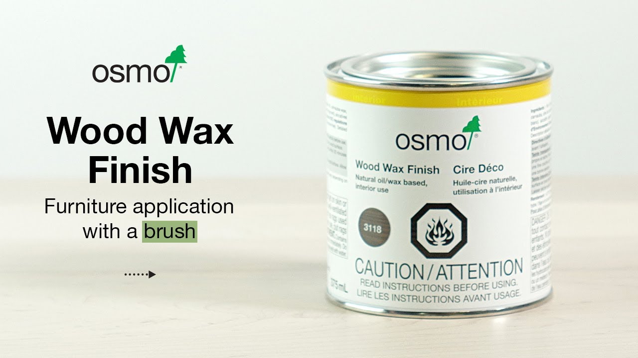 Osmo Wood Wax Finish | Furniture with a Brush