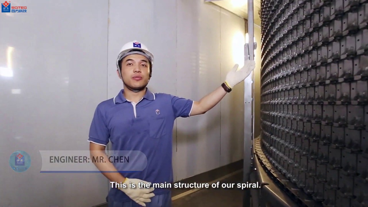 What are the advantages of self-stacking spiral freezer？