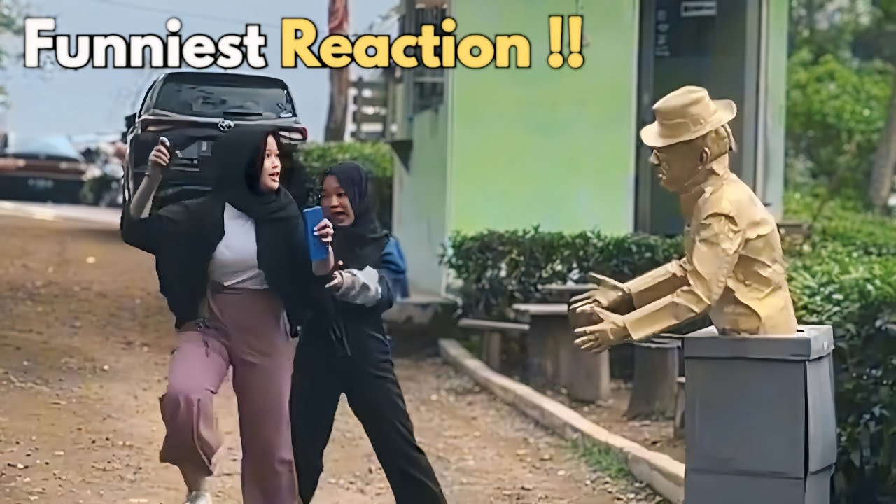 Prank Patung Hidup Tergila | Funniest Living Statue Prank Compilation
