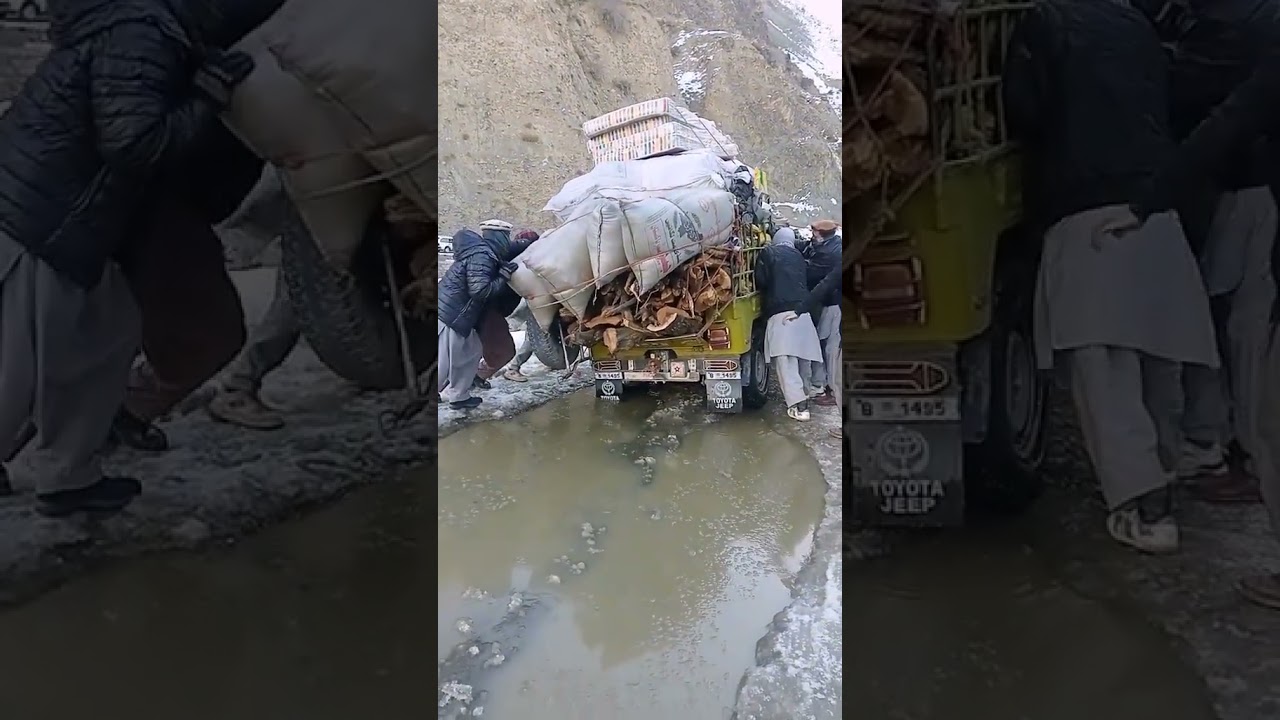 Dangerous Driving in Winter || Road Of Gilgit Baltistan