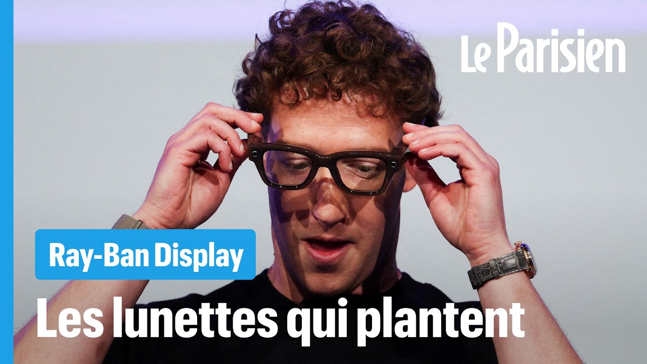 Le gros raté de Mark Zuckerberg en pleine démo de ses lunettes dopées à l'IA