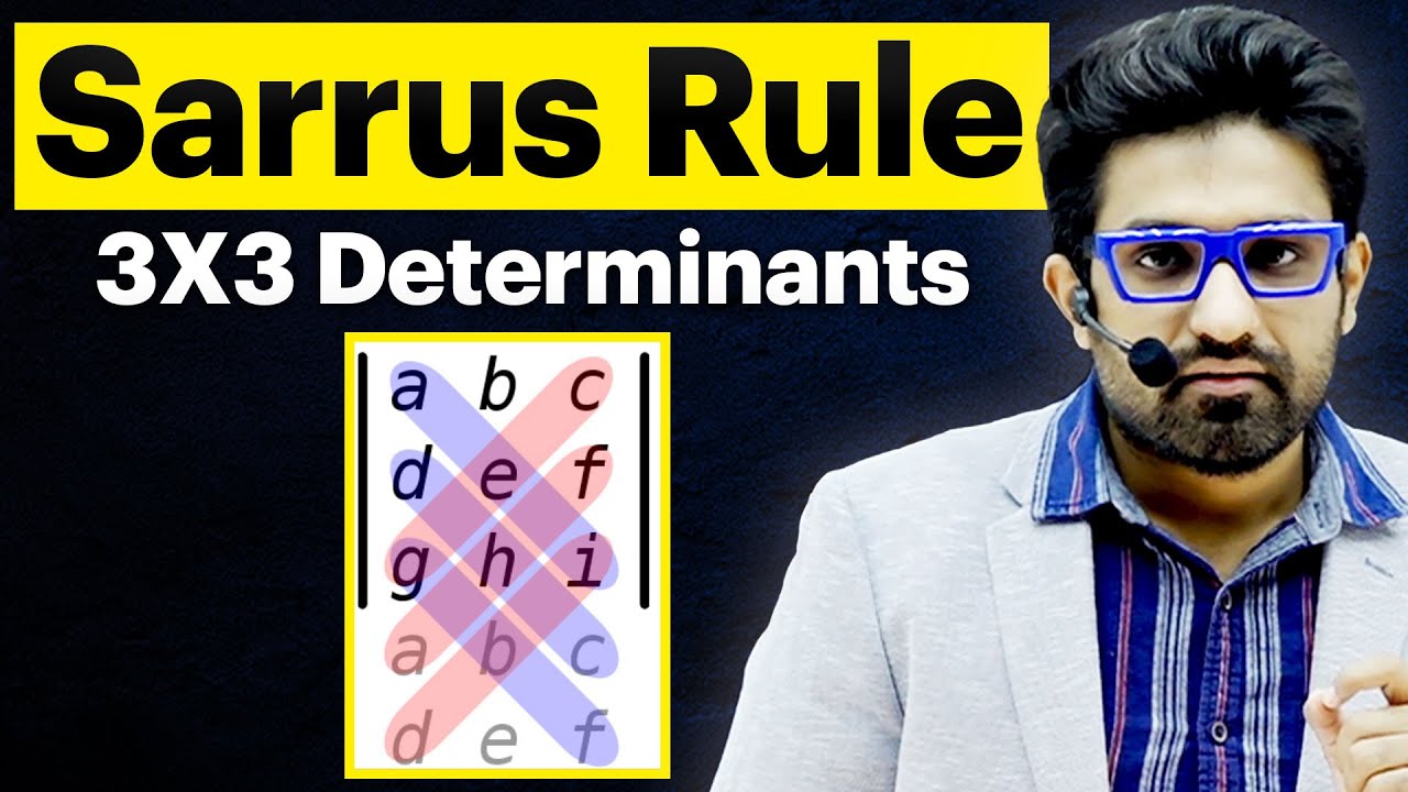 Use 𝗦𝗮𝗿𝗿𝘂𝘀 𝗥𝘂𝗹𝗲 and Open Determinants 👌