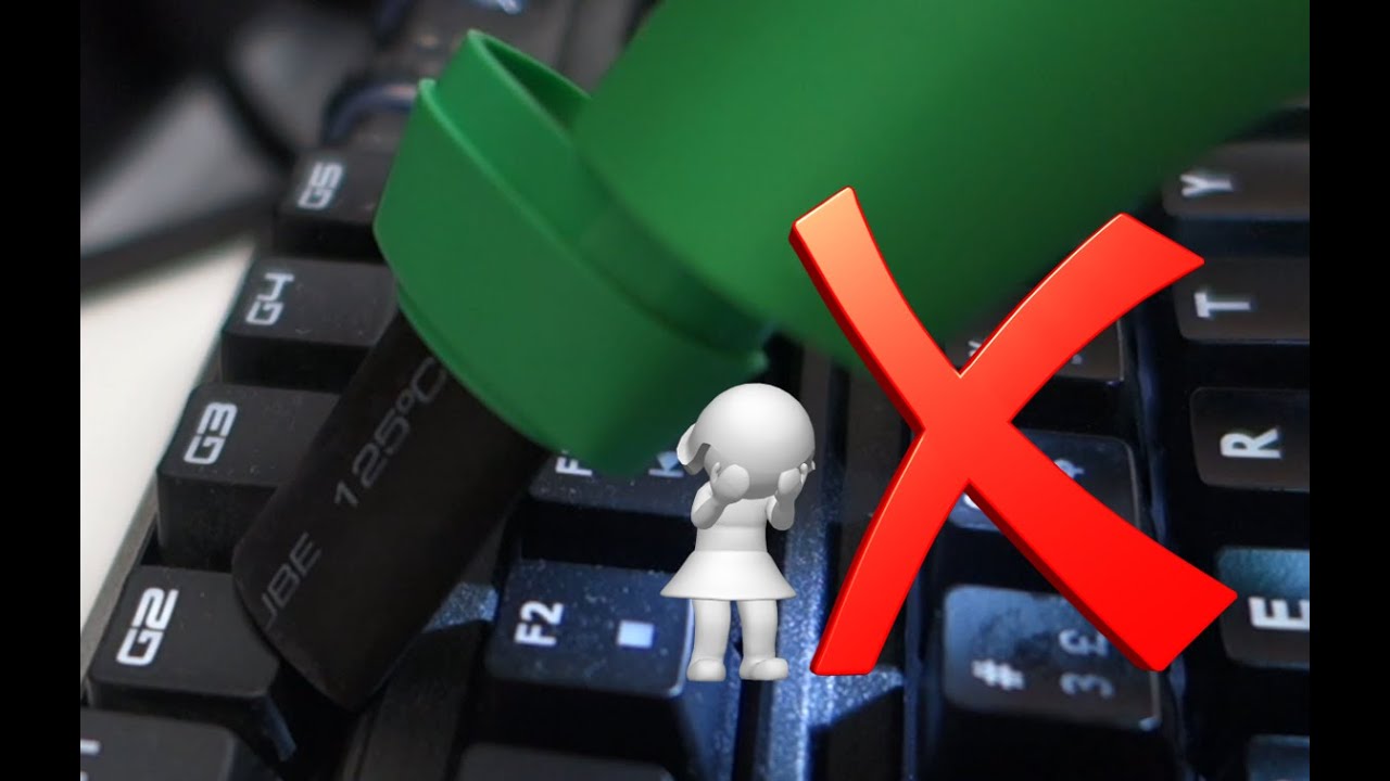 The Worst Way To Clean Your Keyboard