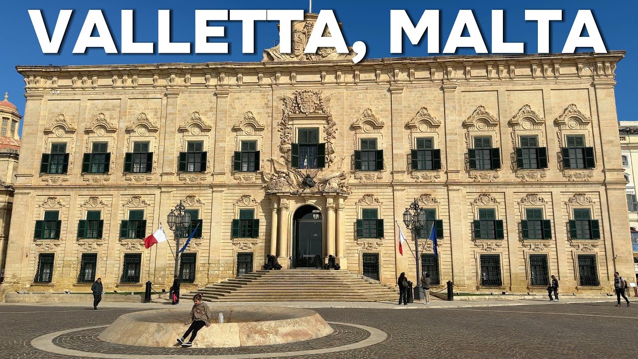 🇲🇹 Pietà To Valletta, Malta, Walking Tour Via Floriana Including Valletta City Tour