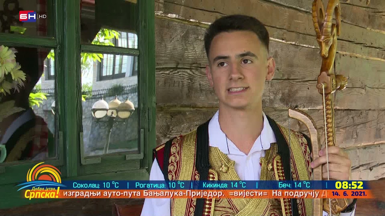 Mihailo Stevanović, mladi guslar iz Bijeljine (BN TV 2021) HD