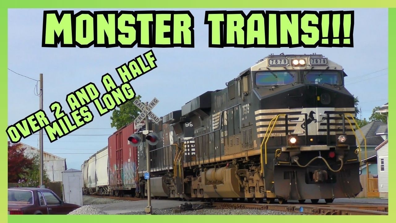 Early morning begins with Monster trains over 2 and a half miles long making their way through...