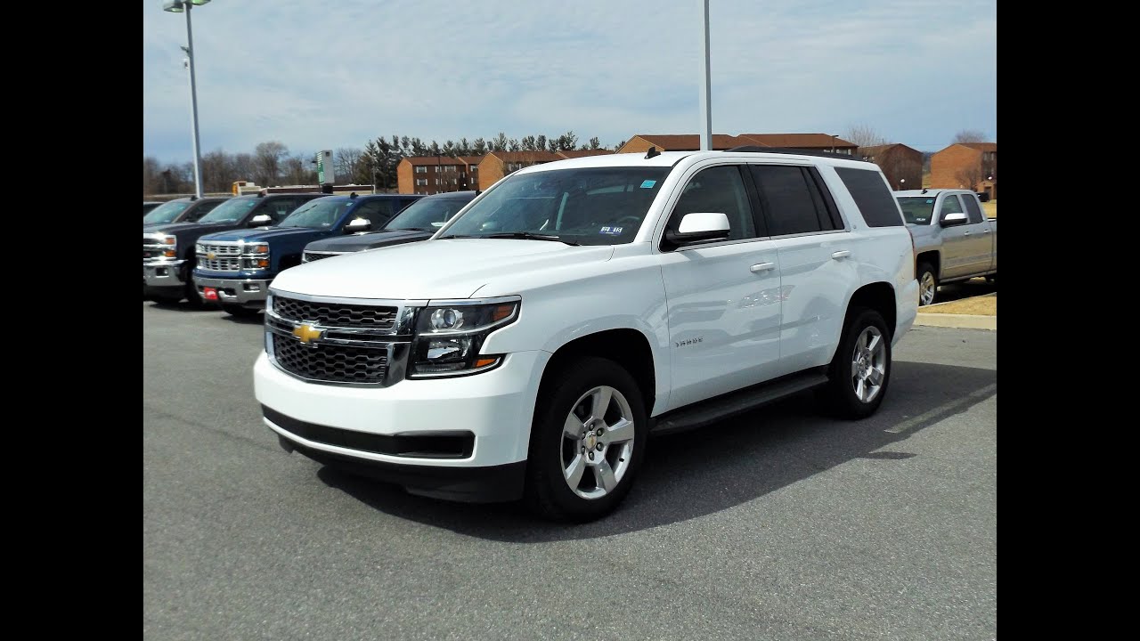 2015 Chevy Tahoe LT 4X4 Start Up, Full Tour and Review