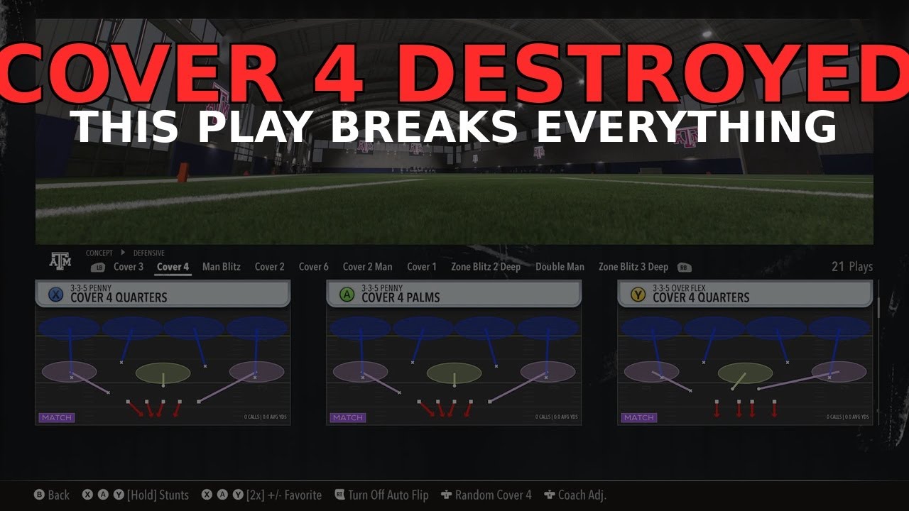 How to DESTROY Cover 4 Match in CFB 26