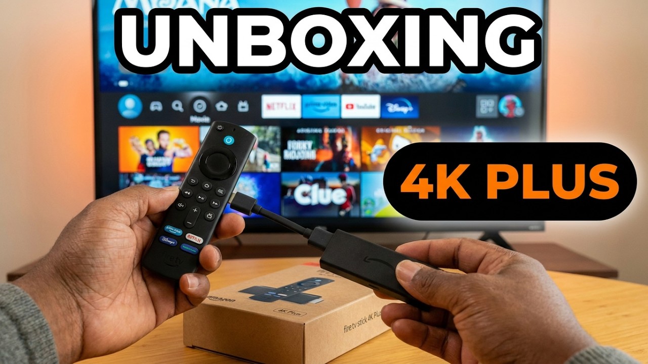 Unboxing and setup Amazon Fire Stick 4K Plus