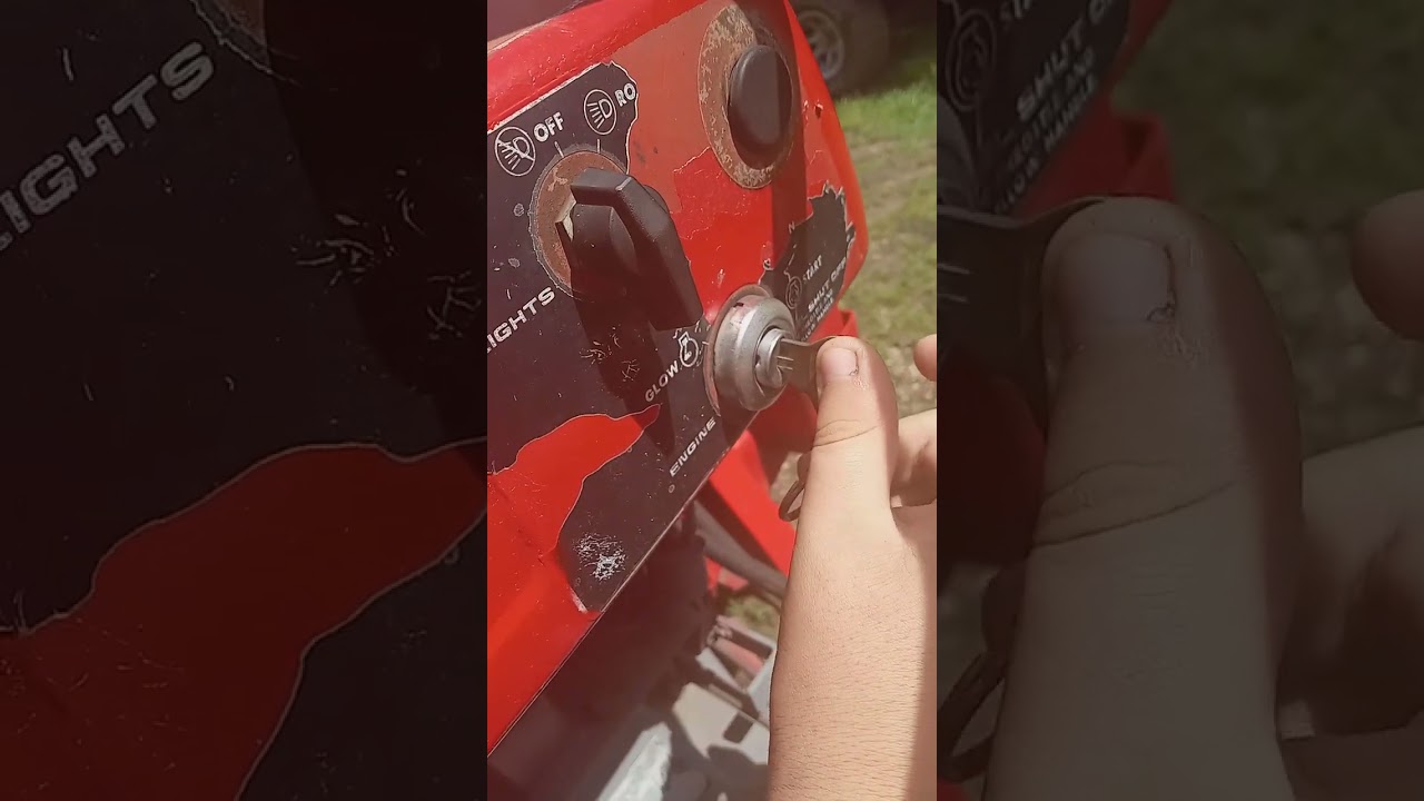 demonstration of the Massey Ferguson 210 four-wheel-drive part 1