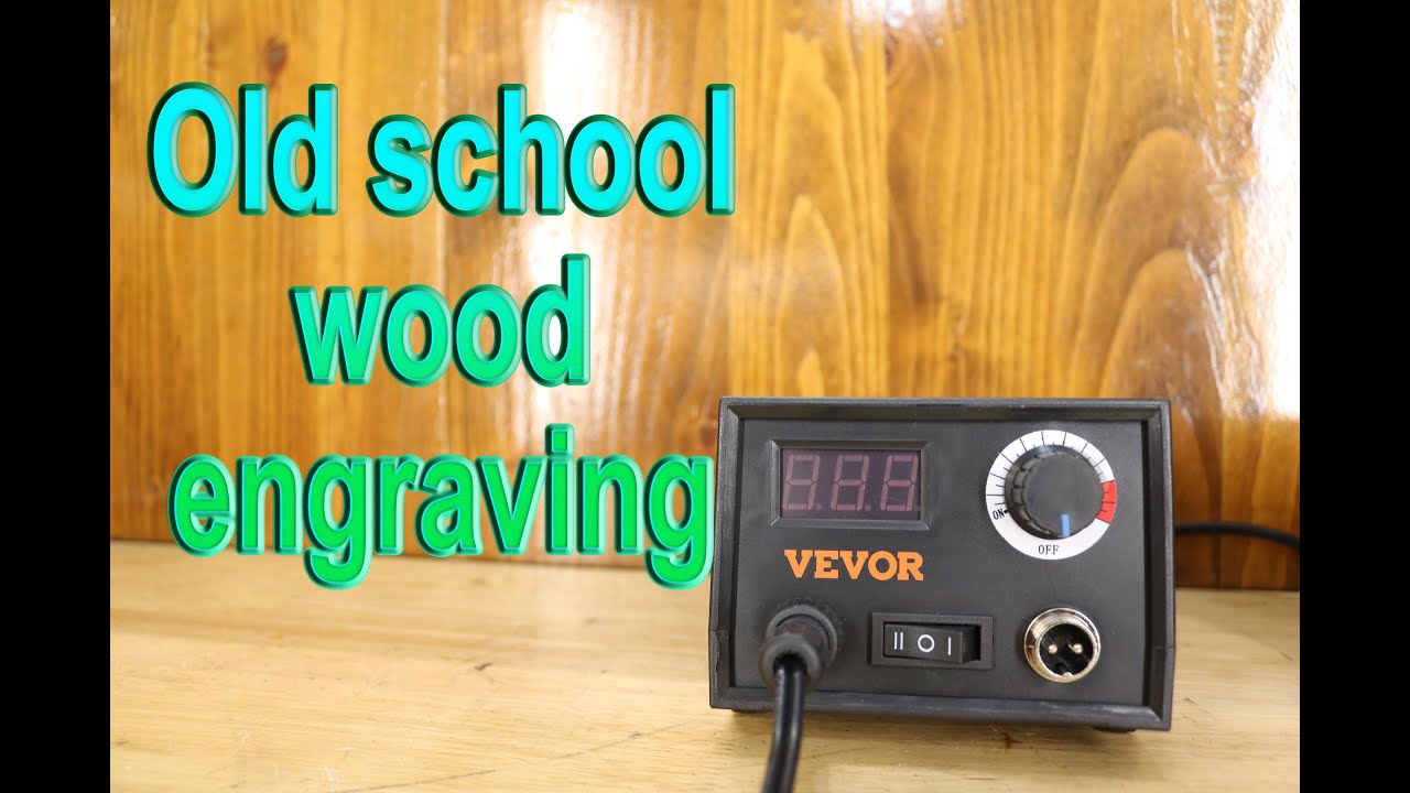 Vevor wood burning engraving kit, reviewed by Coffee and tools ep 386