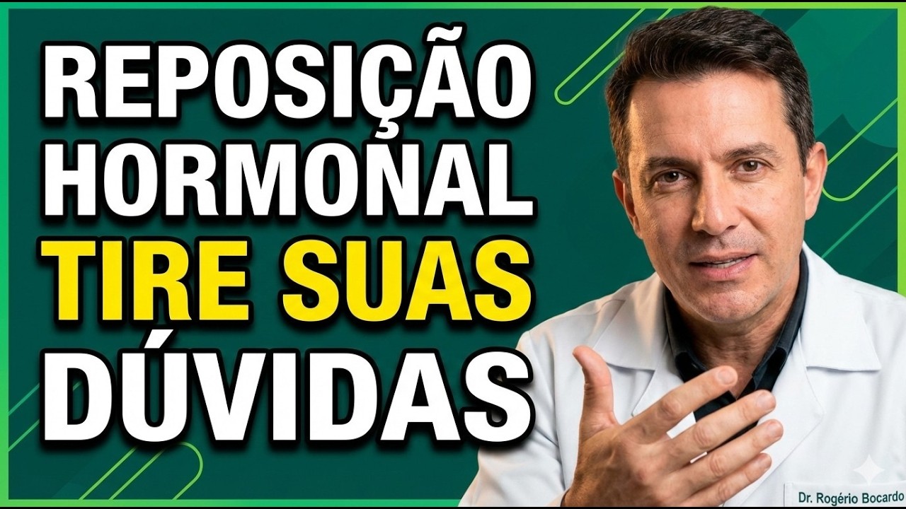 ATENÇÃO: DÚVIDAS SOBRE REPOSIÇÃO HORMONAL Respondidas pelo Dr. Rogério! NÃO FIQUE PERDIDA