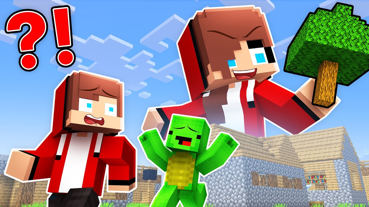 JJ and Mikey Escaped from JJ Girl - Maizen Minecraft Animation