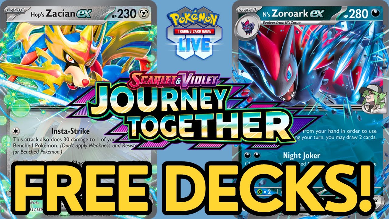 2 New Free Decks Coming to PTCGL | Journey Together Battle Pass Rewards