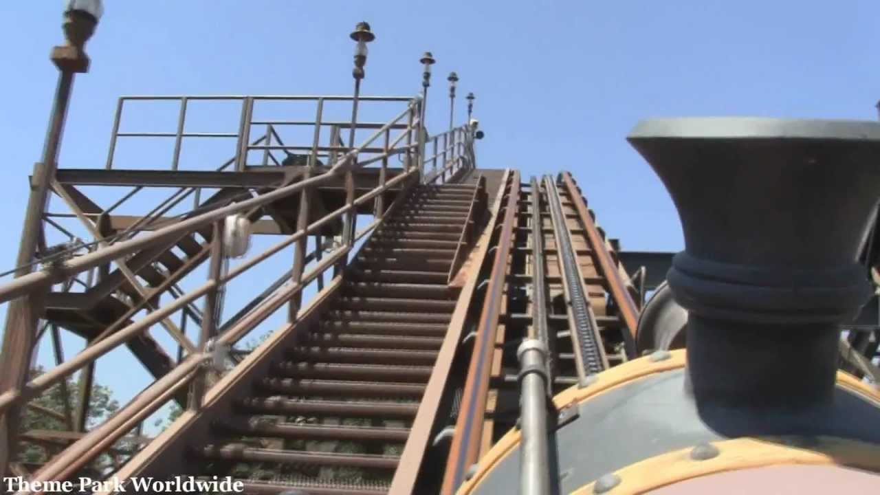 El Diablo Tren de la Mina Front Row On Ride POV - PortAventura