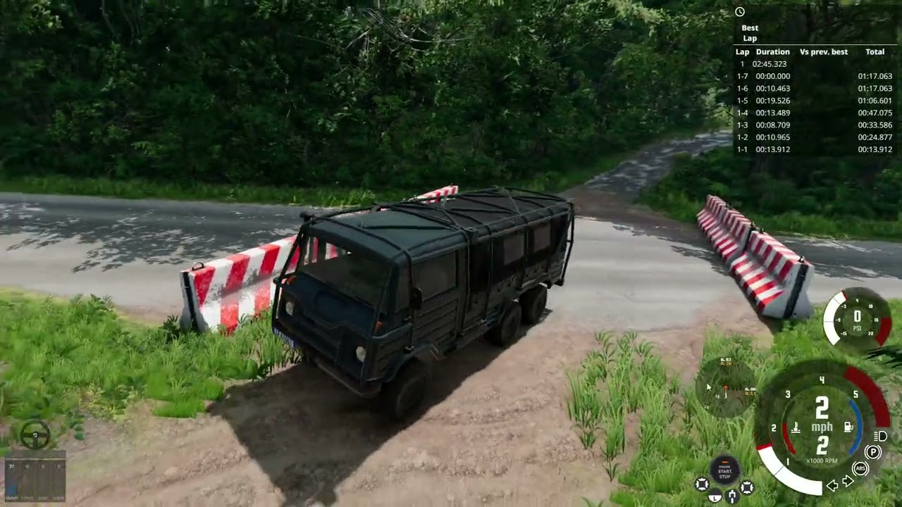BeamNG drive [Dirt Stage 1, Autobello Stambecco 525-V-2]