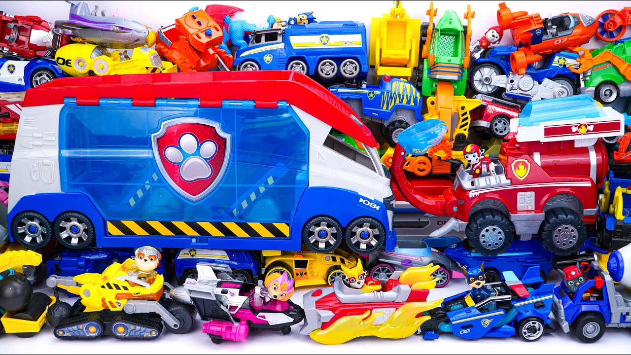 Satisfying with Unboxing PAW Patrol Launch & Rescue Patroller |Jungle Pups Marshall Elephant Vehicle