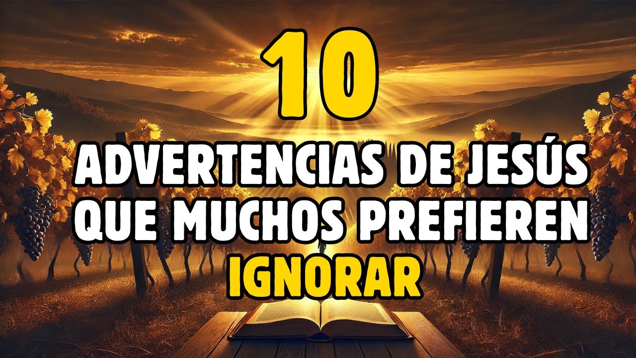 Las 10 Advertencias de Jesús que muchos prefieren ignorar | La Biblia lo explica